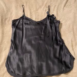 Spaghetti strap top made by Ann Taylor in medium size in royal blue! 100% silk!